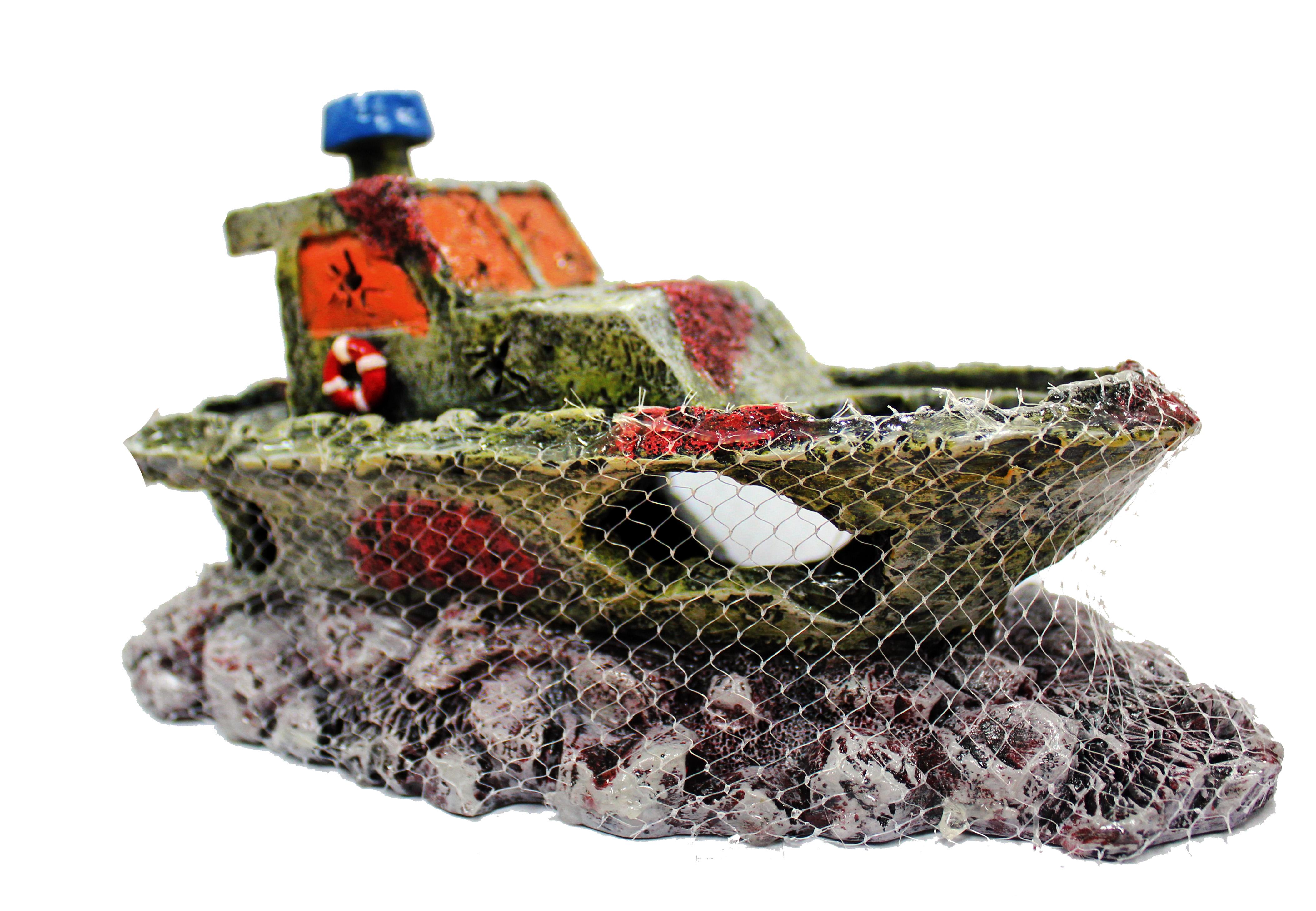 SHIPWRECK WITH NET (HERMIT)