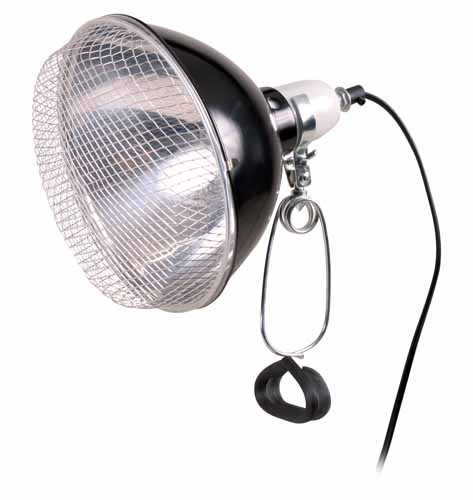 CERAMIC LAMP HOLDER W/REFLECTOR 21CM