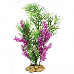 GREEN AND PURPLE PLANT 30CM - Click for more info