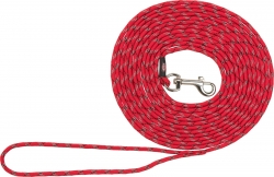 JUNIOR PUPPY TRACKING LEASH XXS-XS 4M/4MM RED