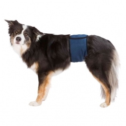 DIAPERS FOR MALE DOGS DARK BLUE S-M