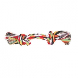 PLAYING ROPE COTTON MULTICOLOUR 15CM