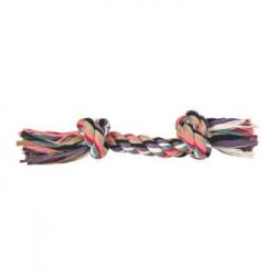 PLAYING ROPE COTTON MULTICOLOUR 37CM