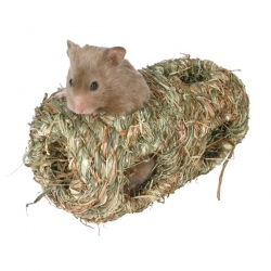 DOUBLE GRASS NEST FOR HAMSTERS 10X19CM