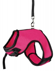 SOFT HARNESS WITH LEASH LG RABBITS