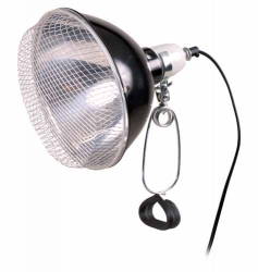 CERAMIC LAMP HOLDER W/REFLECTOR 21CM - Click for more info