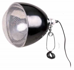 CERAMIC LAMP HOLDER W/LGE REFLECTOR21CM - Click for more info